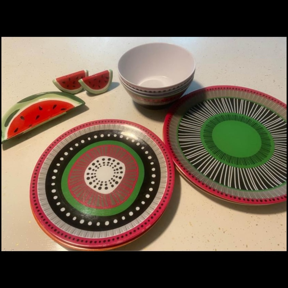 Summer Dish Set - Watermelon